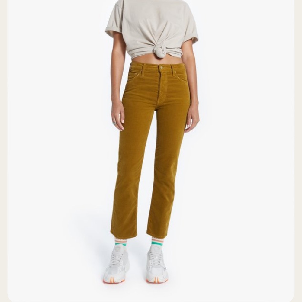 $pring Sale - Mother The Tomcat Ankle Corduroy Pants